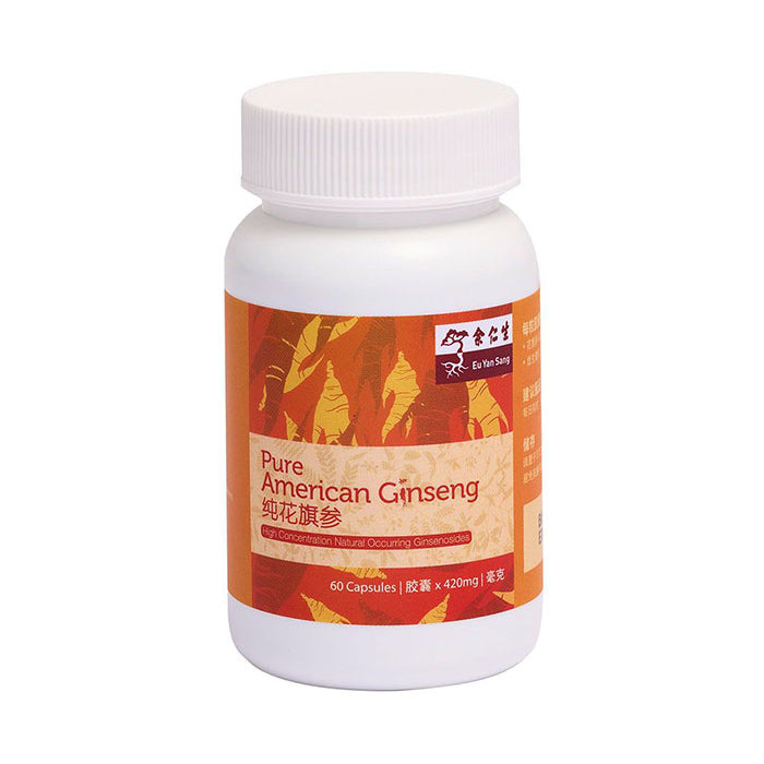 EYS PURE AMERICAN GINSENG CAPS 60 CAPS X 420MG