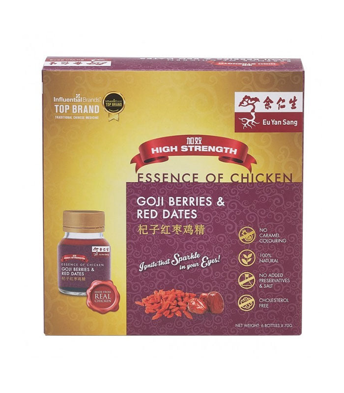 EYS EOC WITH GOJI & DATES 6'S 6 X 70G BOTTLES/BOX